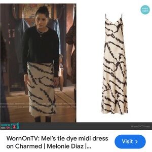 All Saints Tie-Dye Slip Dress